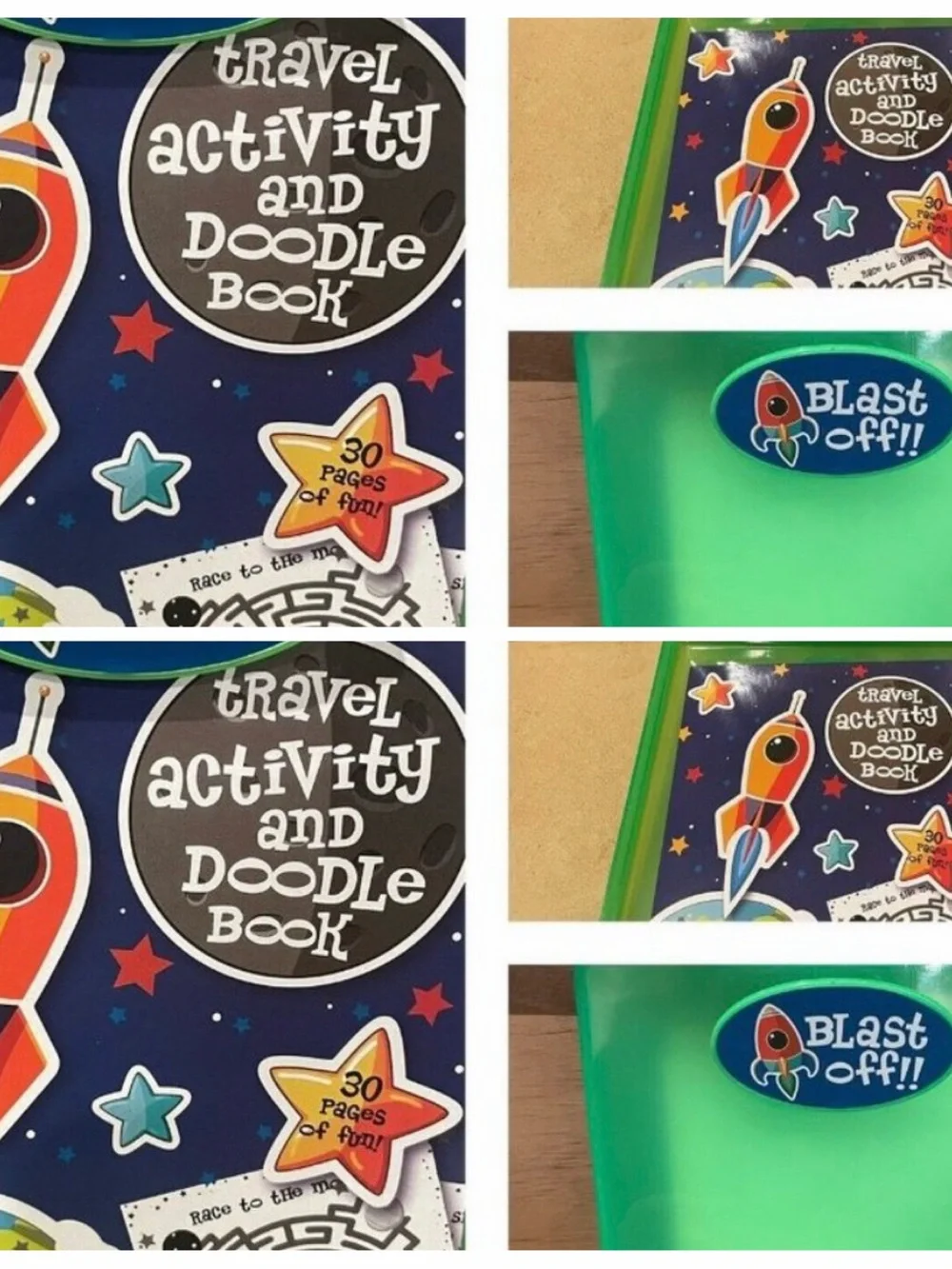 Kids Toys Coloring Drawing Activity SUMMER Travel Case Set of 2